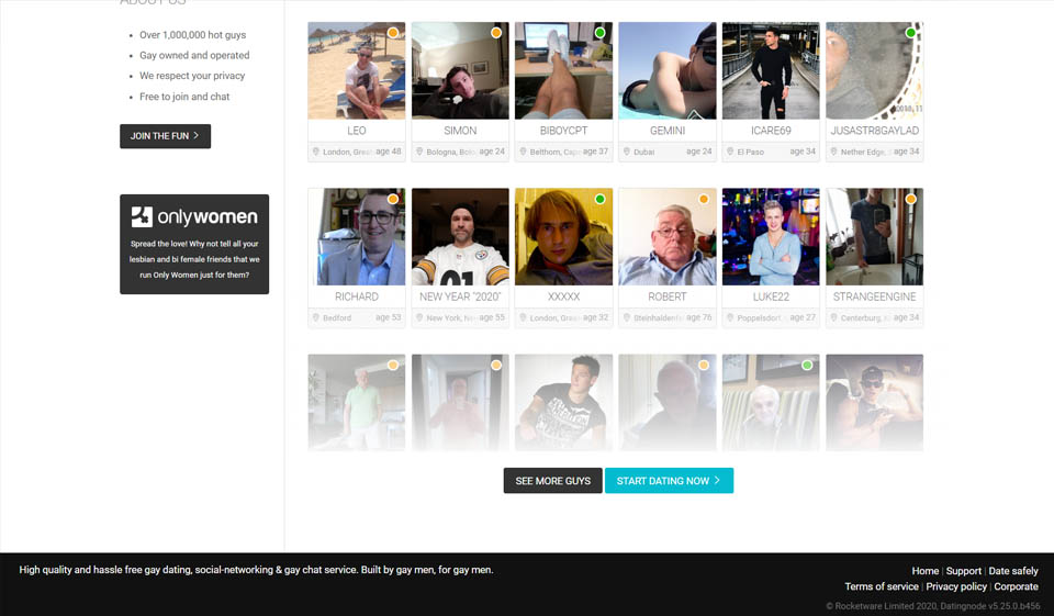OnlyLads Matching y Chatting