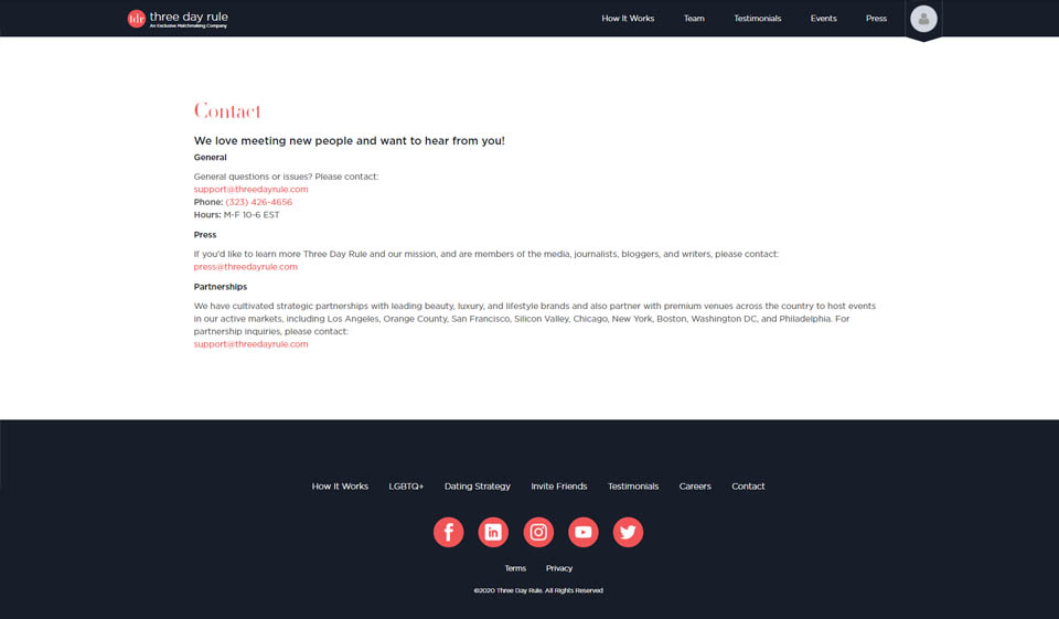 Seguridad y protección de la regla de los tres días