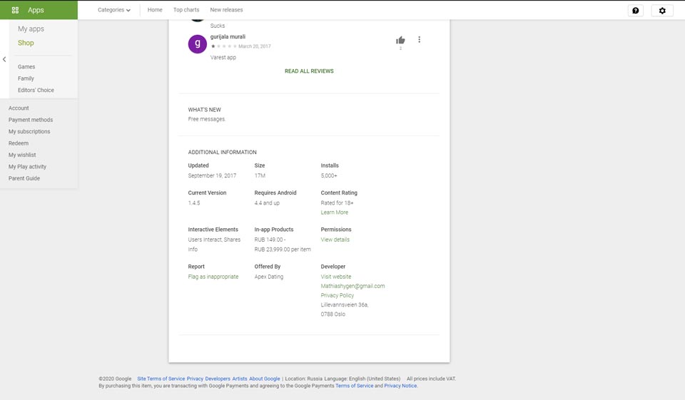 Facilidad de uso de Apex