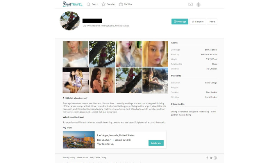 Miss Travel Seguridad y protección