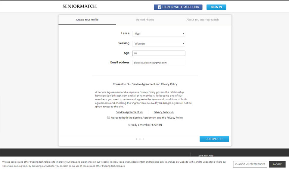 Cómo registrarse y crear su perfil