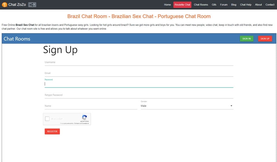 Cancelación de su perfil de Chat Zozo