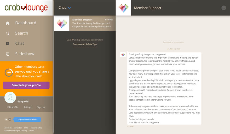 ArabLounge Facilidad de uso