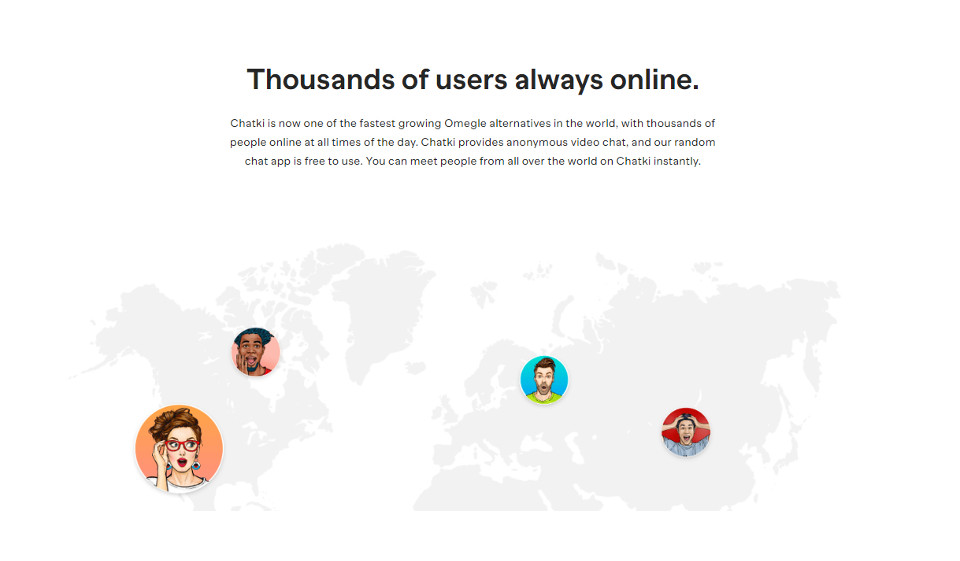 La función de búsqueda en Chatki