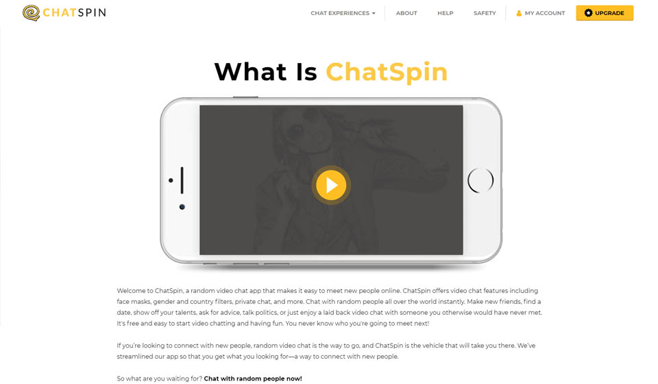 ¿Cómo funciona Chatspin?