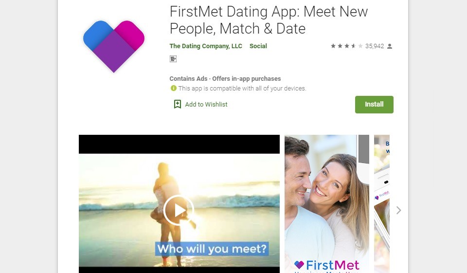 Aplicación móvil FirstMet