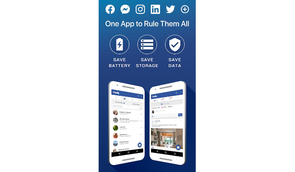Revisión amistosa: redes sociales más fáciles