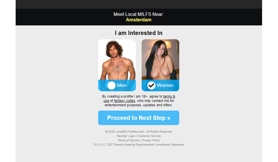 Selfies de milf locales El inicio de sesión y la creación de perfil