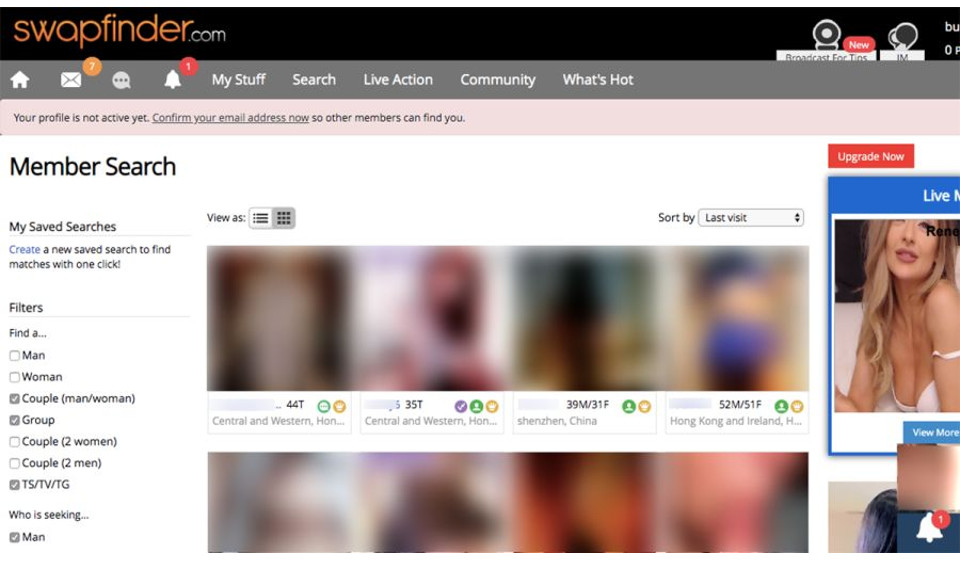 SwapFinder entablar una conversación