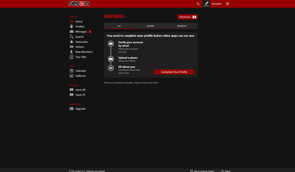 Experiencia móvil de Recon: aplicación y sitio