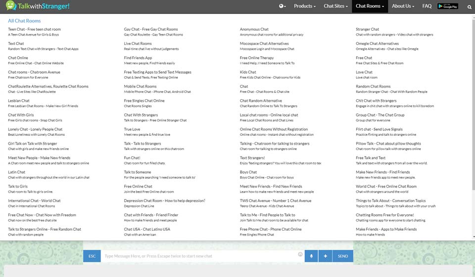 TalkWithStranger Facilidad para el usuario