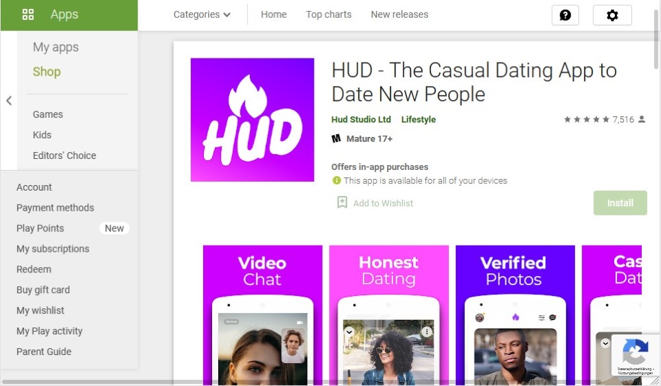 Aplicación de HUD