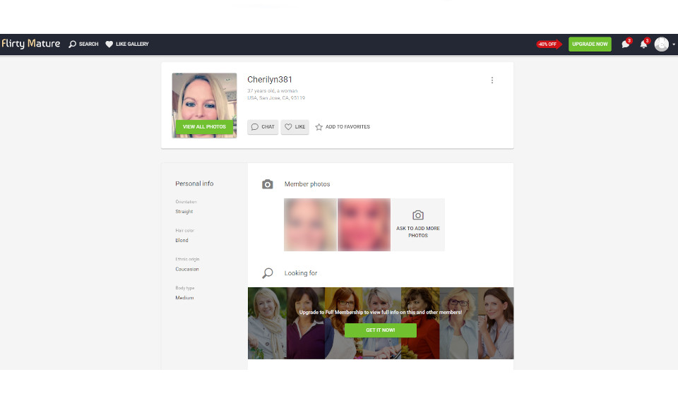 ¿Cómo funciona FlirtyMature?